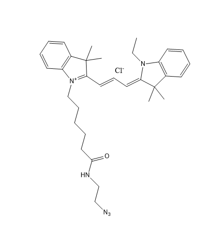 Cy3-N3，三甲川花菁染料-叠氮