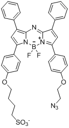Sulfo-Azo-Bodipy 685 azide，磺基偶氮 - 氟硼二吡咯 