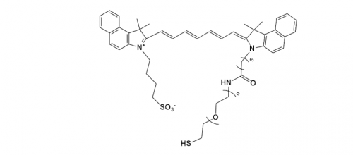 ICG-PEG-SH，吲哚菁绿-聚乙二醇-巯基