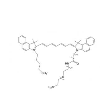 ICG-PEG-NH2，吲哚菁绿-聚乙二醇-氨基