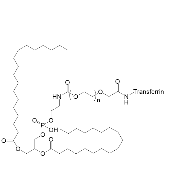 DSPE-PEG-Transferrin，磷脂-聚乙二醇-转铁蛋白