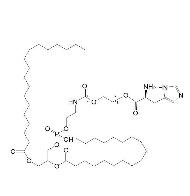 DSPE-PEG-His，磷脂-聚乙二醇-组氨酸