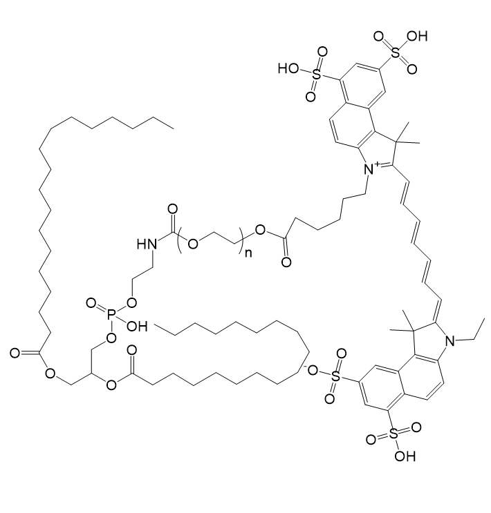 DSPE-PEG-CY7.5，磷脂-聚乙二醇-菁类染料CY7.5