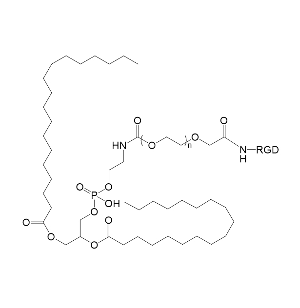 DSPE-PEG-RGD，磷脂-聚乙二醇-RGD肽