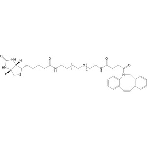 DBCO-PEG-Biotin，二苯基环辛炔-聚乙二醇-生物素