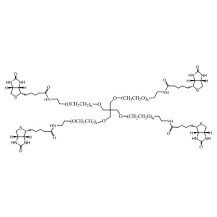 4-arm-PEG-Biotin，四臂-PEG-生物素