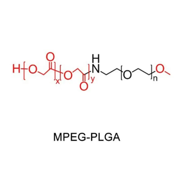 mPEG-b-PLGA，甲氧基聚乙二醇-b-聚乳酸-羟基乙酸共聚物