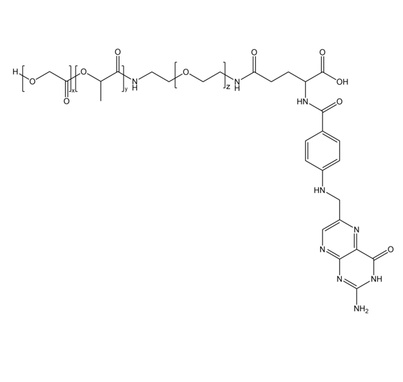 PLGA-PEG-FA，聚乳酸羟基乙酸共聚物-聚乙二醇-叶酸
