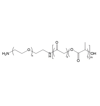 PLGA-PEG-NH2，聚乳酸-羟基乙酸共聚物-聚乙二醇-氨基