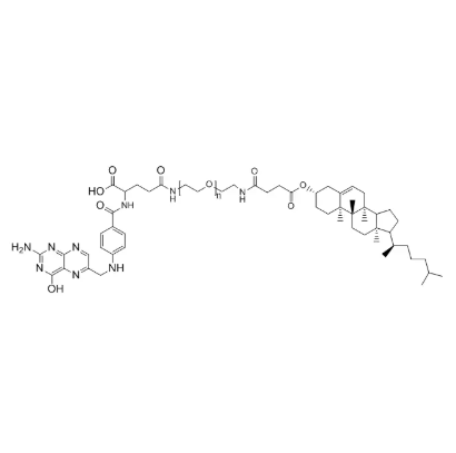 Cholesterol-PEG-Folate，胆固醇-聚乙二醇-叶酸