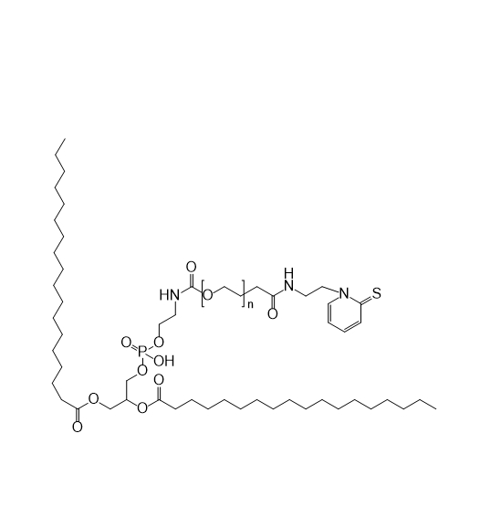 DSPE-PEG-OPSS，二硬脂酰磷脂酰乙醇胺-聚乙二醇-巯基吡啶