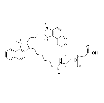 Cy3-PEG-COOH，三甲川花菁染料-聚乙二醇-羧基