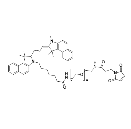 Cy3-PEG-Mal，三甲川花菁染料-聚乙二醇-马来酰亚胺