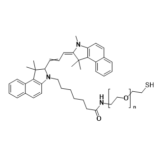 Cy3-PEG-SH，三甲川花菁染料-聚乙二醇-巯基