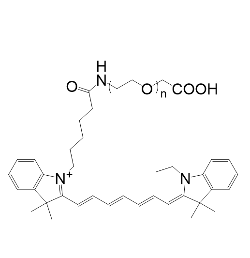 CY7-PEG-COOH，菁染料CY7-聚乙二醇-羧基