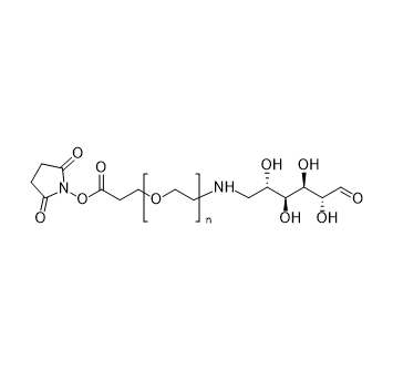 NHS-PEG-Glucose，N-羟基丁二酰亚胺-聚乙二醇-葡萄糖