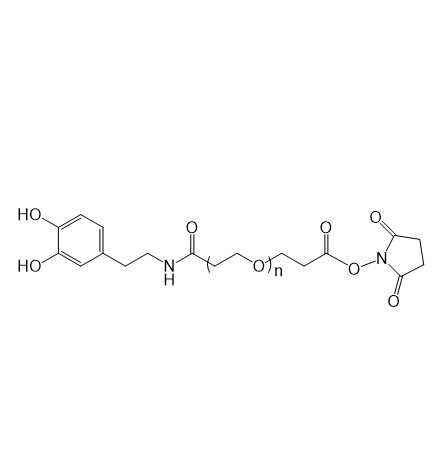 NH2-PEG-Dopamine，活性酯-聚乙二醇-多巴胺