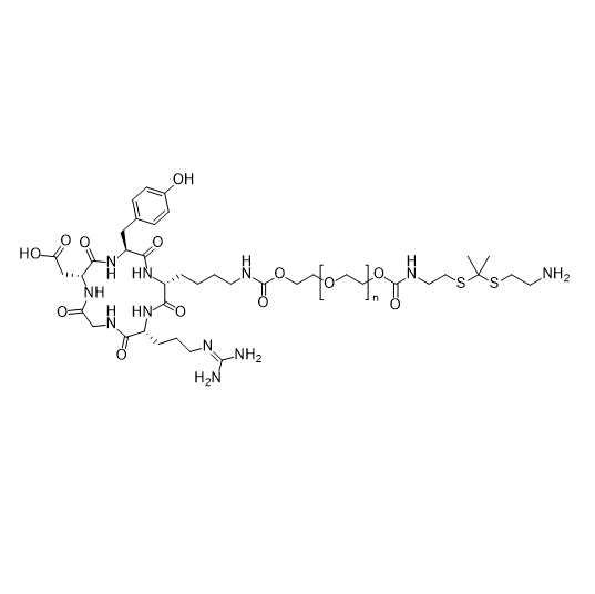cRGD-PEG-TK-NH2，cRGD-聚乙二醇-酮缩硫醇-氨基